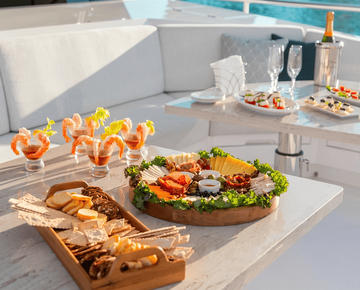 Come Eat With Me yacht catering